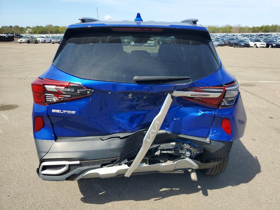 2022 Kia Seltos VIN KNDEUCAA5N7266518 COPART salvage auction — REAR END, Ny - Mv-907A Salvage Certificate, sold $4,600 on 2026-07-06 (photo 6)