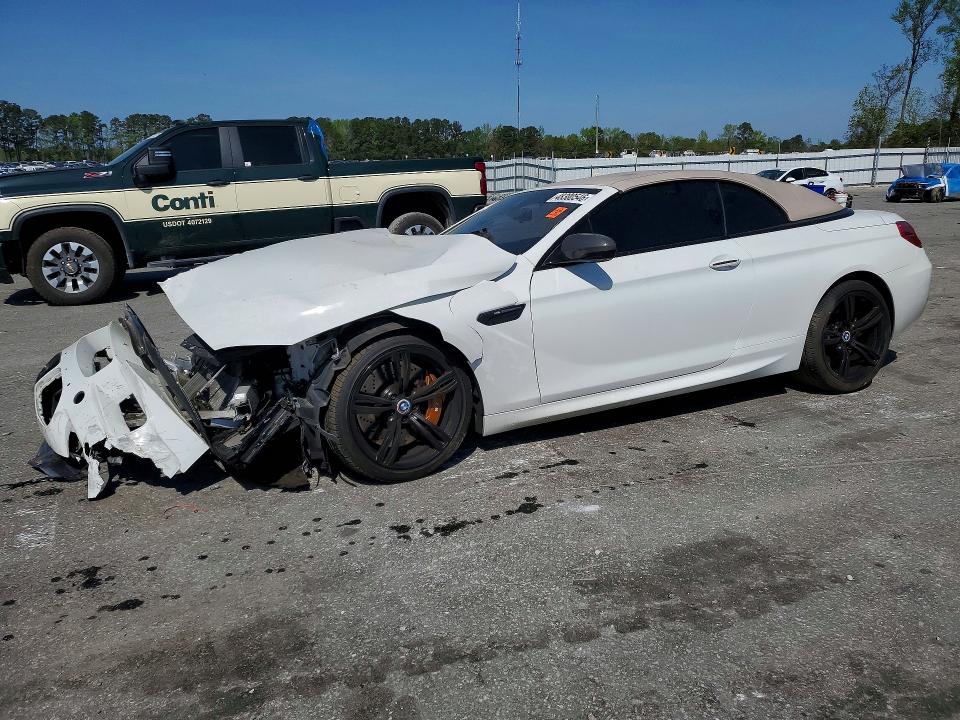 2013 BMW M6 VIN WBSLZ9C52DC985753 COPART salvage auction — FRONT END, Nc - Salvage Certificate Of Title, sold $2,800 on 2026-07-16 (photo 1)