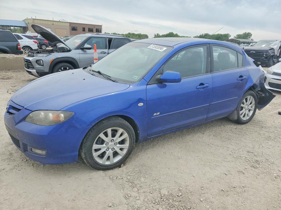 2007 Mazda 3 VIN JM1BK323171698523 COPART salvage auction — REAR END, MO - SALVAGE CERTIFICATE OF TITLE, sold $90 on 2026-07-28 (photo 1)