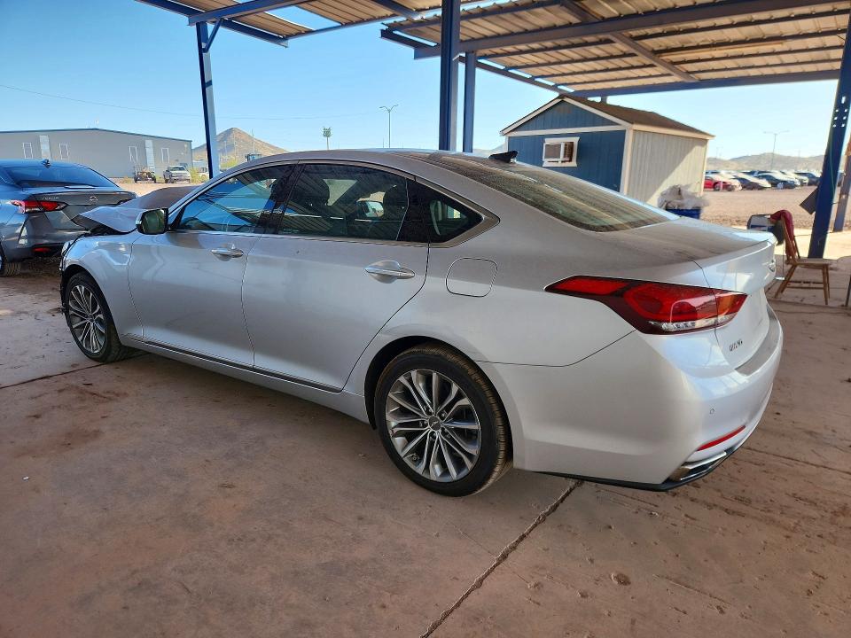 2015 Hyundai Genesis VIN KMHGN4JE8FU016851 COPART salvage auction — FRONT END, Salvage Title, sold $625 on 2026-07-28 (photo 2)
