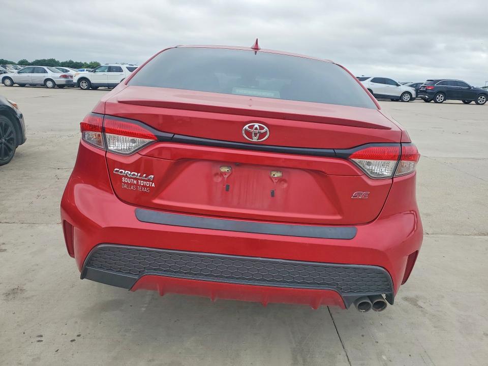 2020 Toyota Corolla VIN 5YFS4RCE1LP019868 COPART salvage auction — FRONT END, Tx - Certificate Of Title, sold $1,700 on 2026-07-27 (photo 6)