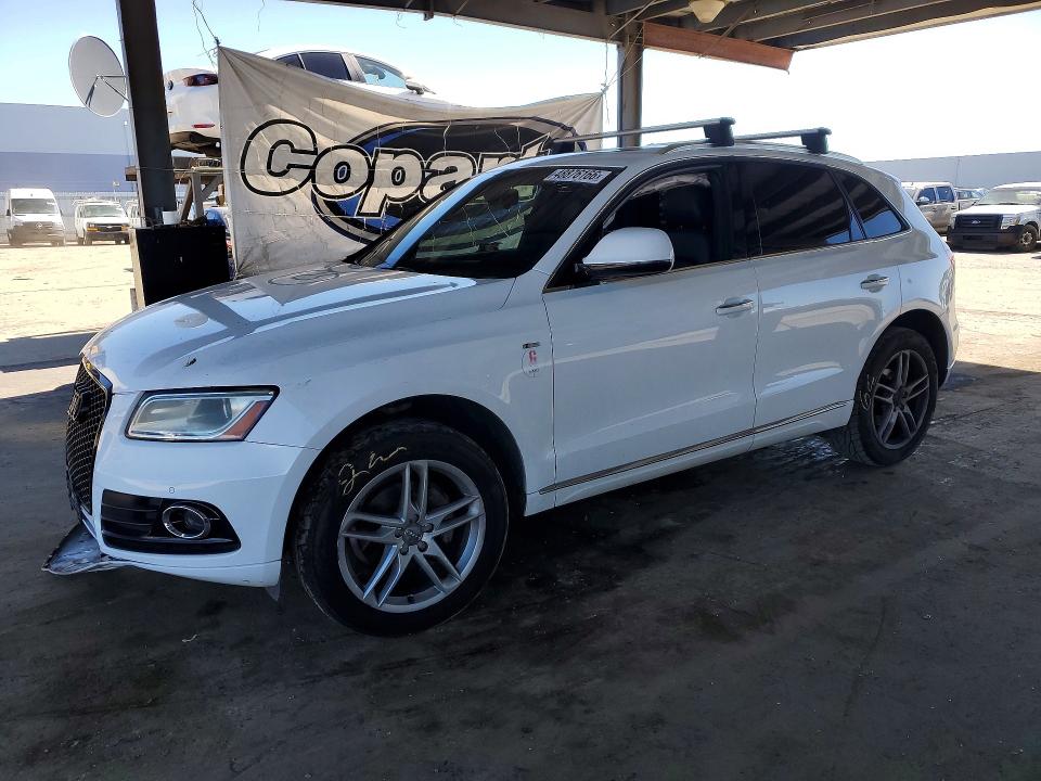 2016 Audi Q5 VIN WA1L2AFP0GA130456 COPART salvage auction — FRONT END, Ca - Salvage Certificate, sold $1,150 on 2026-07-11 (photo 1)