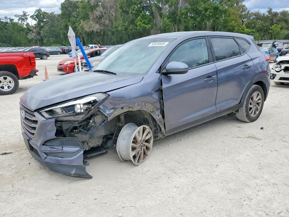 2018 Hyundai Tucson VIN KM8J2CA47JU694435 COPART salvage auction — FRONT END, Fl - Cert Of Title Slvg Rebuildable, sold $3,550 on 2026-07-14 (photo 1)