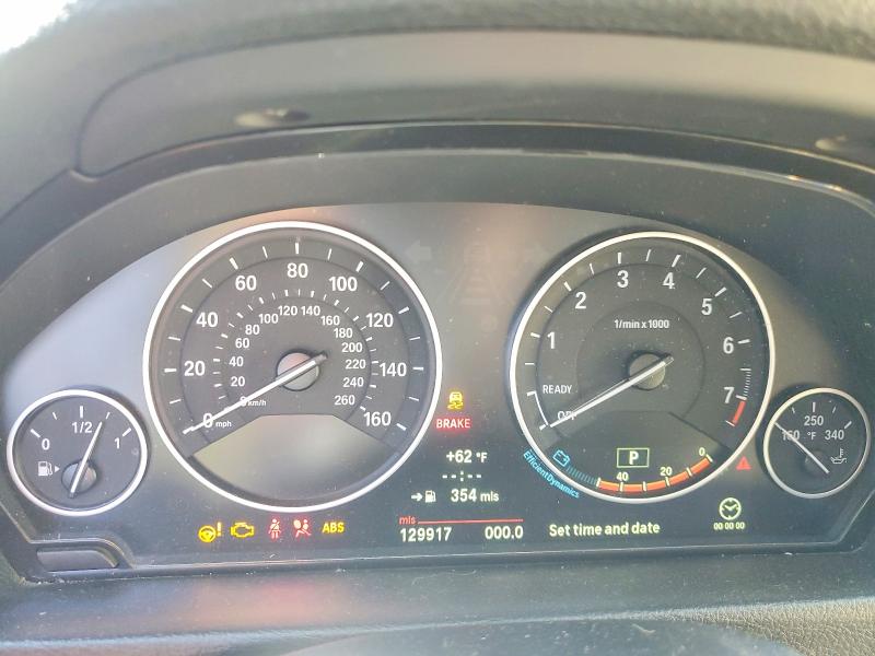 2013 BMW 3er VIN WBA3C1C50DF440463 COPART salvage auction — FRONT END, Or - Salvage Title Certificate, sold $575 on 2026-08-12 (photo 9)