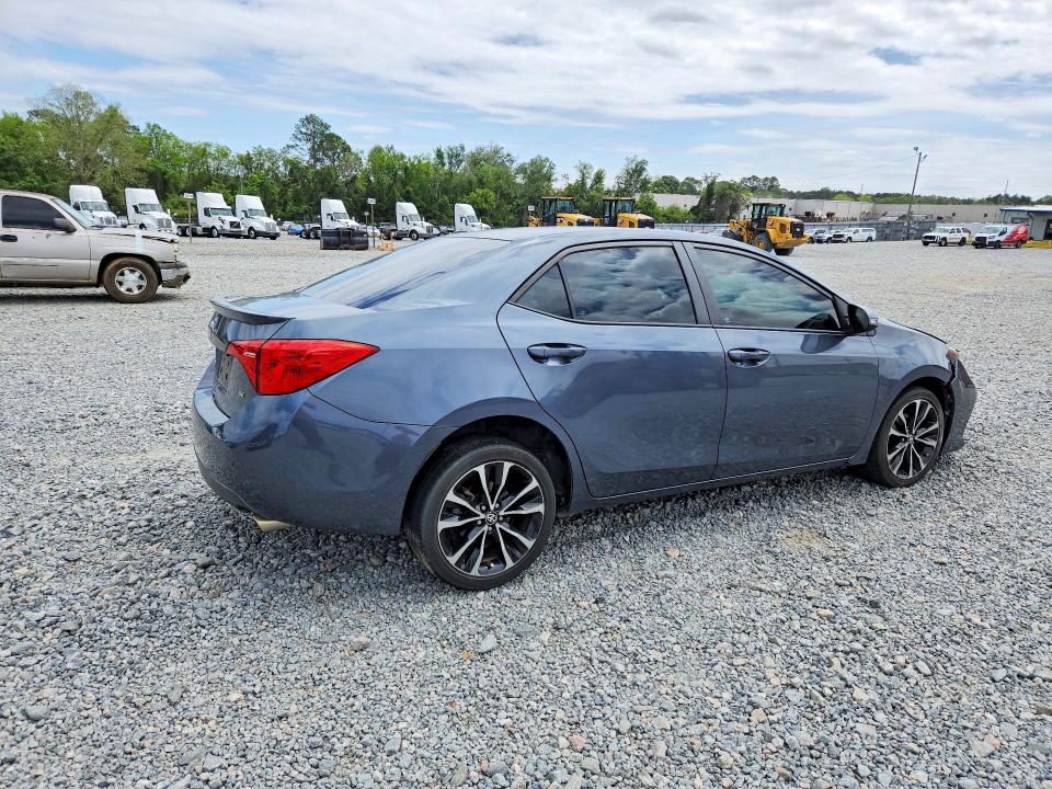 2017 Toyota Corolla VIN 5YFBURHE8HP642310 COPART salvage auction — ALL OVER, Ga - Cert Of Title-Salvage, sold $1,950 on 2026-07-28 (photo 3)