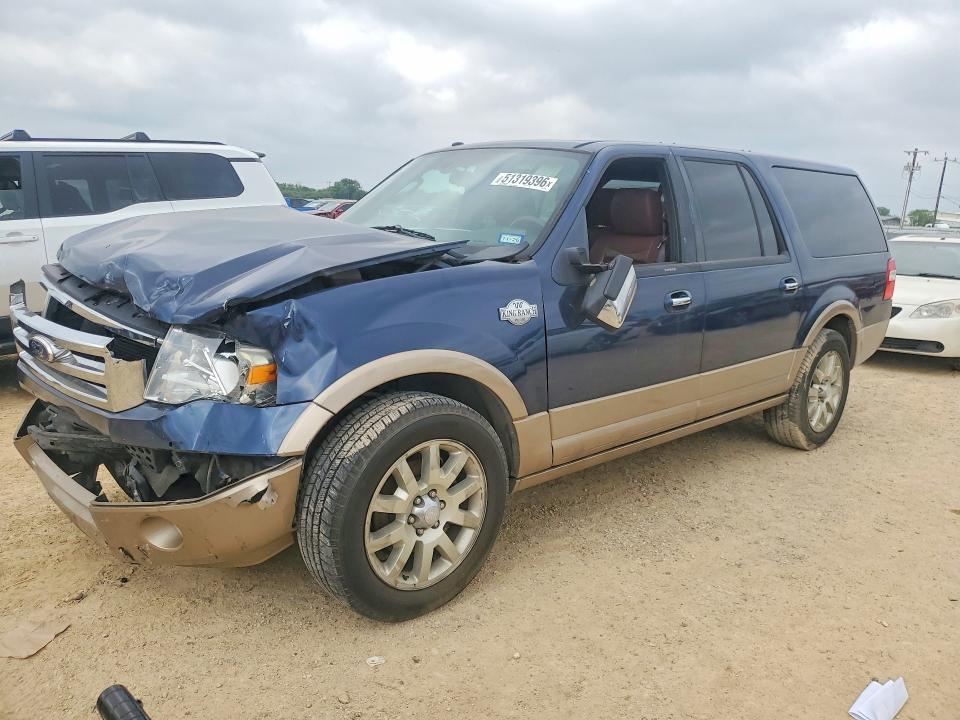 2013 Ford Expedition VIN 1FMJK1H59DEF58700 COPART salvage auction — FRONT END, Tx - Salvage Vehicle Title, sold $1,650 on 2026-07-09 (photo 1)