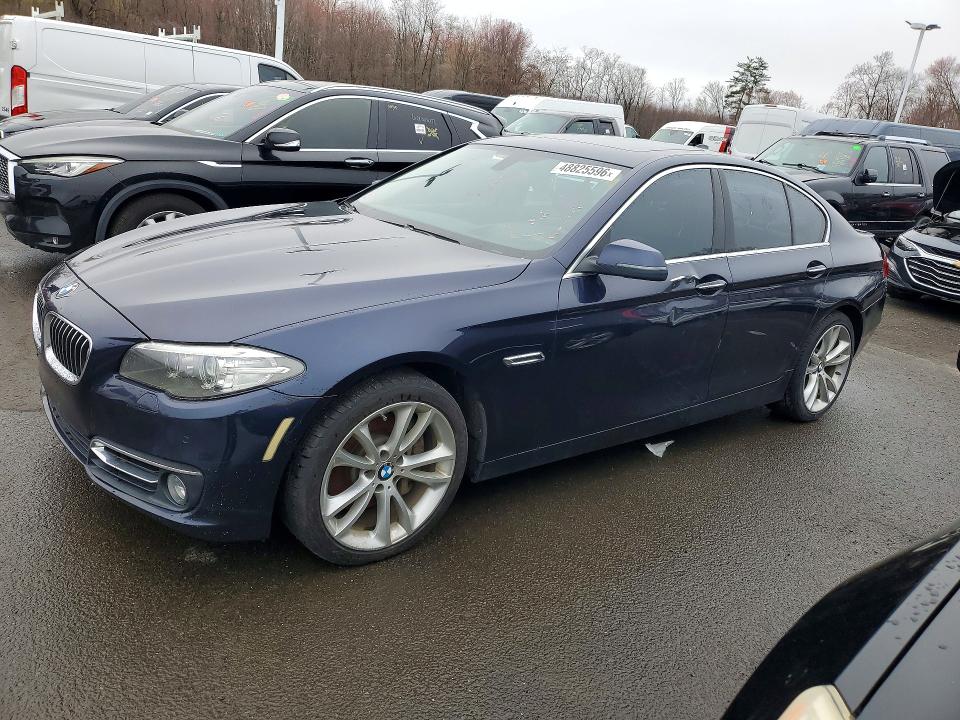 2014 BMW 5 series VIN WBA5B3C59ED531042 COPART salvage auction — SIDE, MA - CERTIFICATE OF TITLE, sold $3,900 on 2026-07-31 (photo 1)
