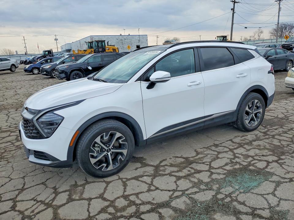 2025 Kia Sportage VIN 5XYK33DF4SG307927 COPART salvage auction — HAIL, Il - Salvage Certificate, sold $11,700 on 2026-07-08 (photo 1)