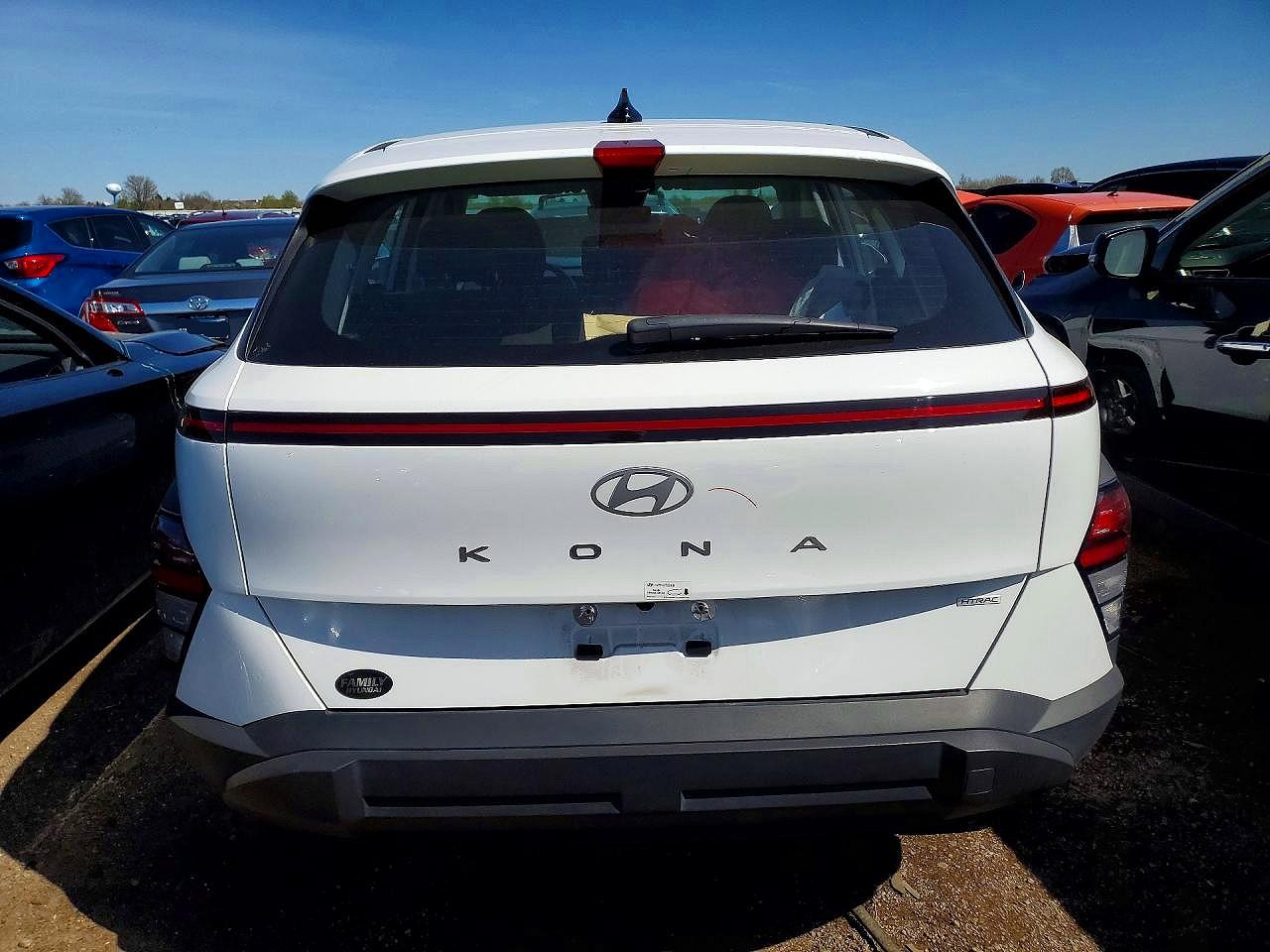 2025 Hyundai Kona VIN KM8HACAB4SU195447 COPART salvage auction — Front End, IL - SALVAGE CERTIFICATE, sold $5,900 on 2026-07-02 (photo 6)