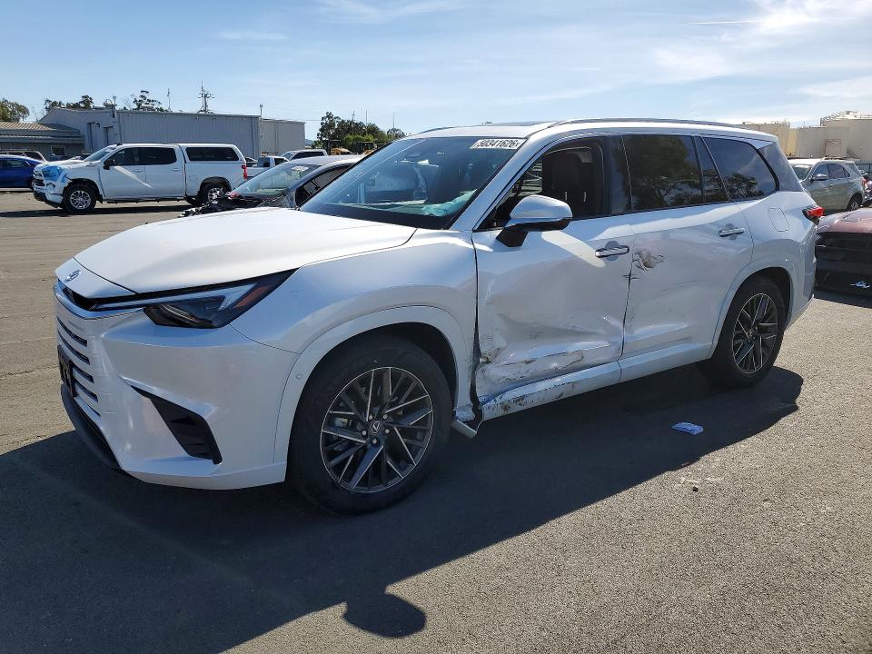 2025 Lexus Tx VIN 5TDAAAA66SS015502 COPART salvage auction — SIDE, Ca - Salvage Certificate, sold $33,000 on 2026-07-13 (photo 1)