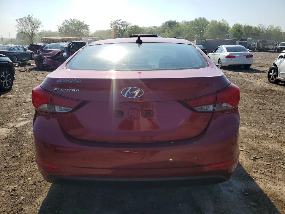 2014 Hyundai Elantra VIN 5NPDH4AE3EH541355 COPART salvage auction — SIDE, Ny - Certificate Of Title, sold $650 on 2026-07-02 (photo 6)