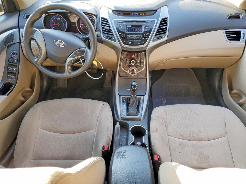 2015 Hyundai Elantra VIN KMHDH4AE3FU437452 COPART salvage auction — FRONT END, Id - Salvage Certificate Of Title, sold $1,300 on 2026-07-13 (photo 8)