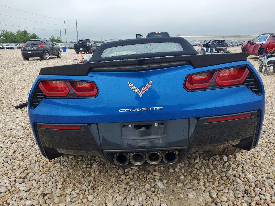 2014 Chevrolet Corvette VIN 1G1YK3D70E5122558 COPART salvage auction — FRONT END, TX - SALVAGE VEHICLE TITLE, sold $7,300 on 2026-07-02 (photo 6)