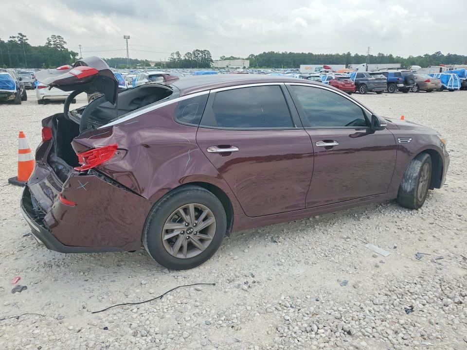 2020 Kia VIN 5XXGT4L37LG401972 COPART salvage auction — REAR END, Tx - Salvage Vehicle Title, sold $625 on 2026-07-28 (photo 3)