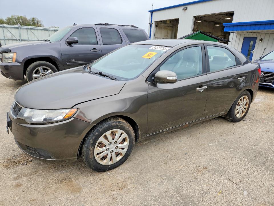 2010 Kia Forte VIN KNAFU4A26A5122644 COPART salvage auction — HAIL, Wi - Certificate Of Title, sold $200 on 2026-07-21 (photo 1)