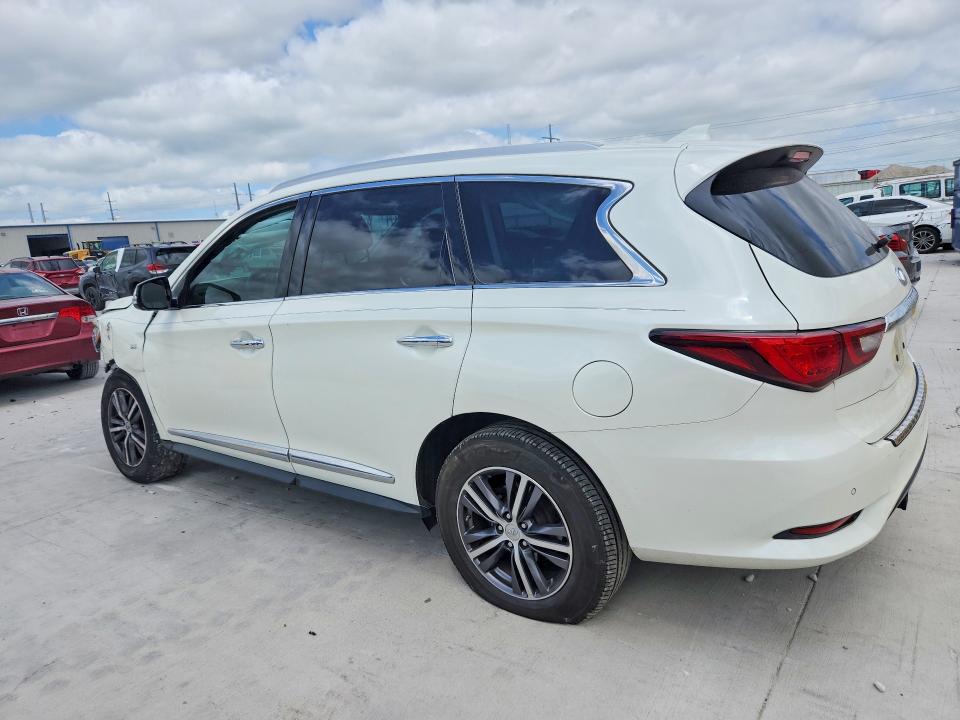 2018 Infiniti Qx60 VIN 5N1DL0MNXJC520944 COPART salvage auction — FRONT END, Tx - Salvage Vehicle Title, sold $2,300 on 2026-07-10 (photo 2)