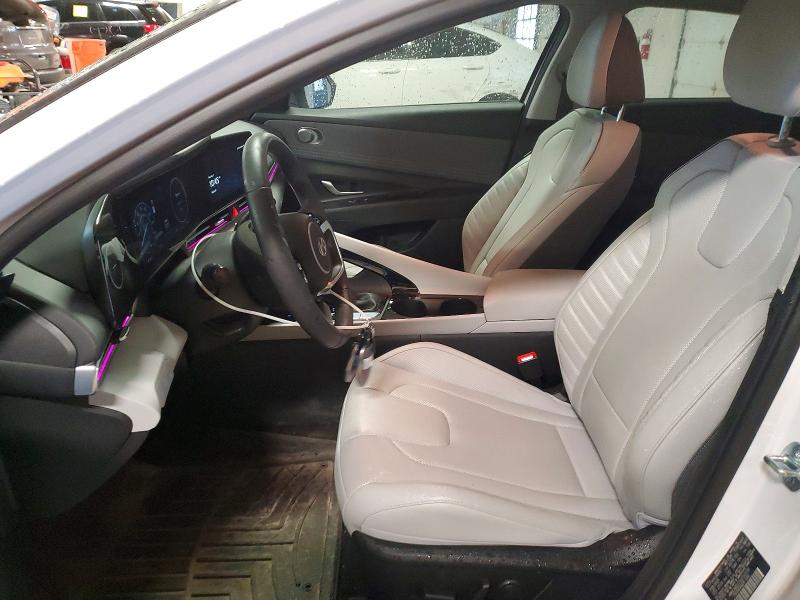 2025 Hyundai Elantra VIN KMHLN4DJ7SU150199 COPART salvage auction — HAIL, IN - CERT OF TITLE-SALVAGE TITLE, sold $2,300 on 2026-07-31 (photo 7)