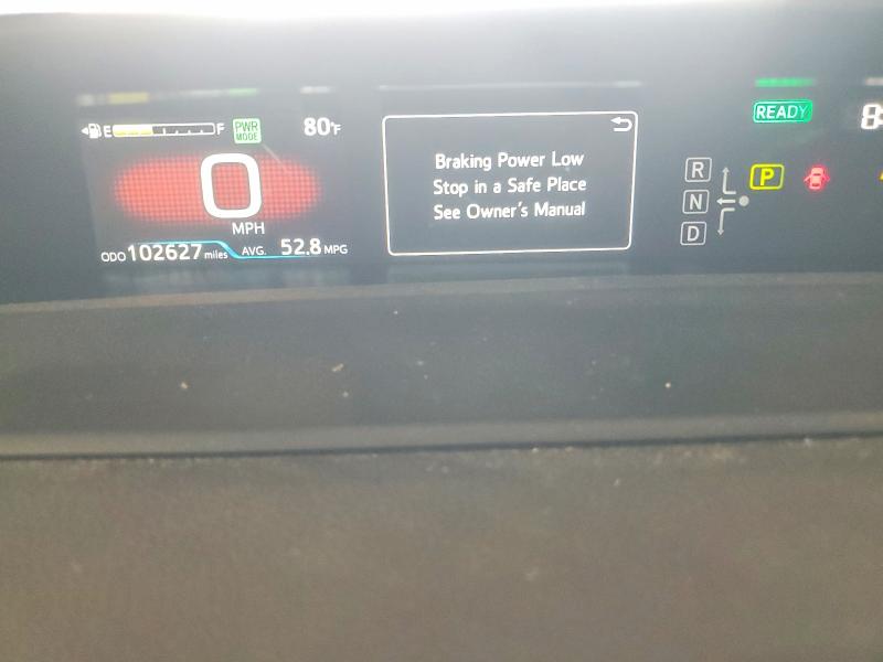 2021 Toyota Prius VIN JTDKAMFUXM3132758 COPART salvage auction — REAR END, Ky - Cert Of Title-Salvage, sold $6,100 on 2026-07-13 (photo 9)