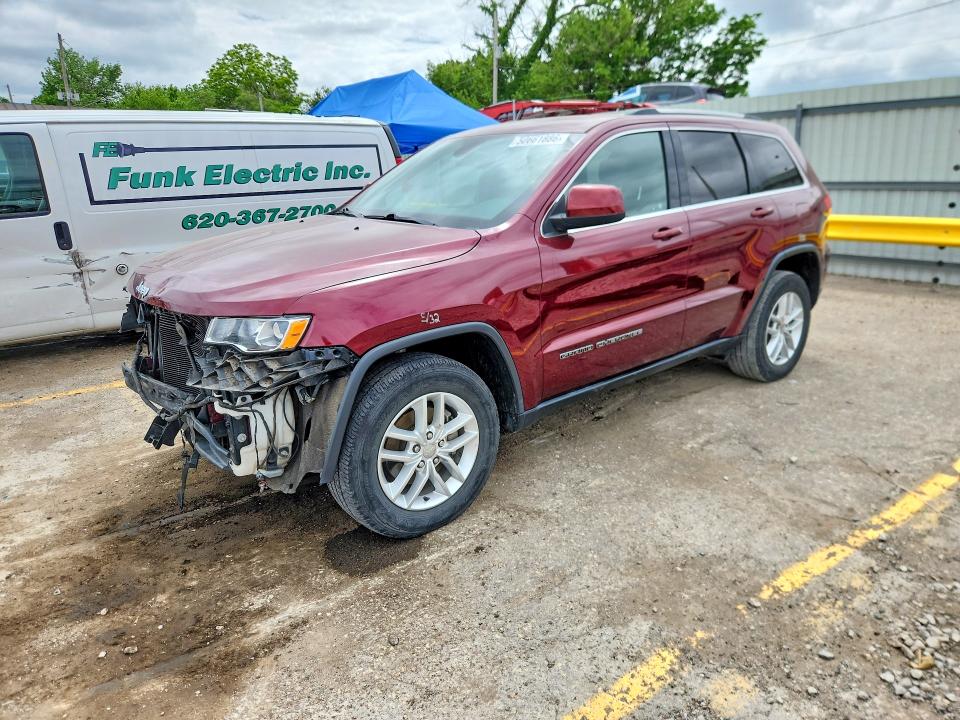 2017 Jeep Cherokee VIN 1C4RJFAG1HC706102 COPART salvage auction — FRONT END, Ks - Cert Of Title-Salvage, sold $175 on 2026-07-01 (photo 1)