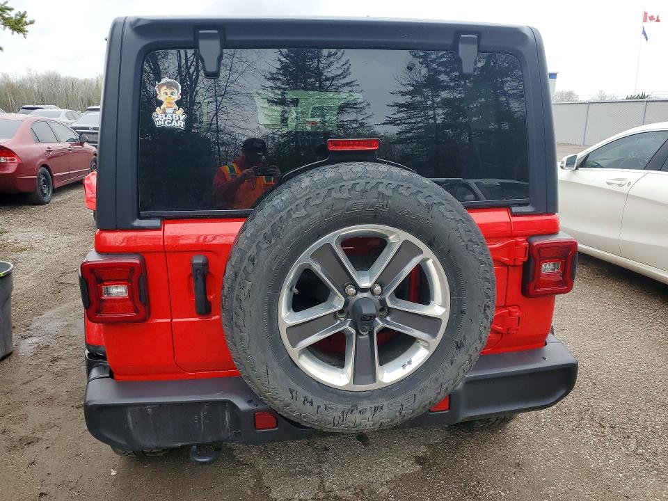 2021 Jeep Wrangler / VIN 1C4HJXEN7MW588446 COPART salvage auction — FRONT END, On - Permit Salvage, sold $11,800 on 2026-07-02 (photo 6)