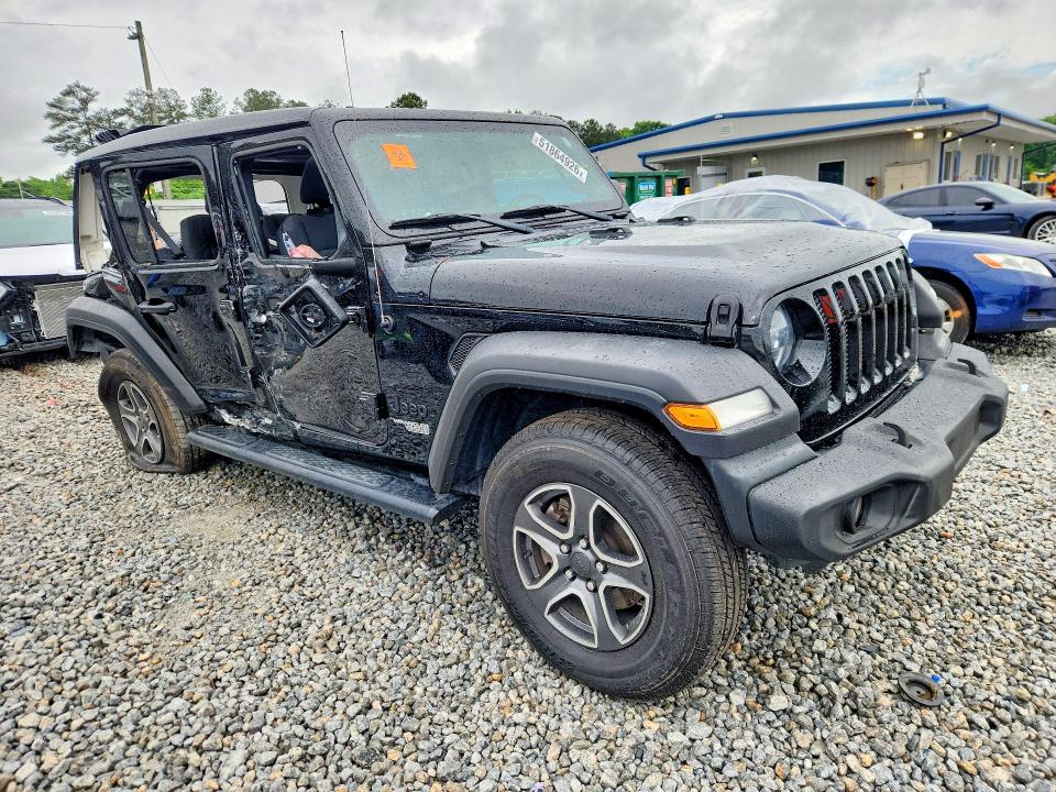 2021 Jeep Wrangler / VIN 1C4HJXDN0MW638119 COPART salvage auction — REAR END, Ga - Cert Of Title-Salvage, sold $7,700 on 2026-07-09 (photo 4)