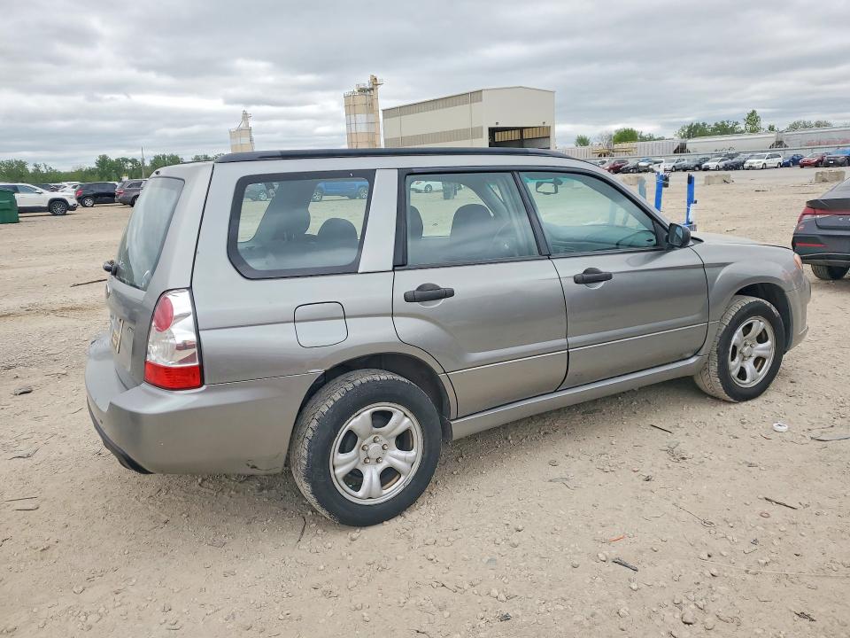 2007 Subaru Forester VIN JF1SG63617H742948 COPART salvage auction — FRONT END, Mo - Salvage Certificate Of Title, sold $875 on 2026-07-02 (photo 3)