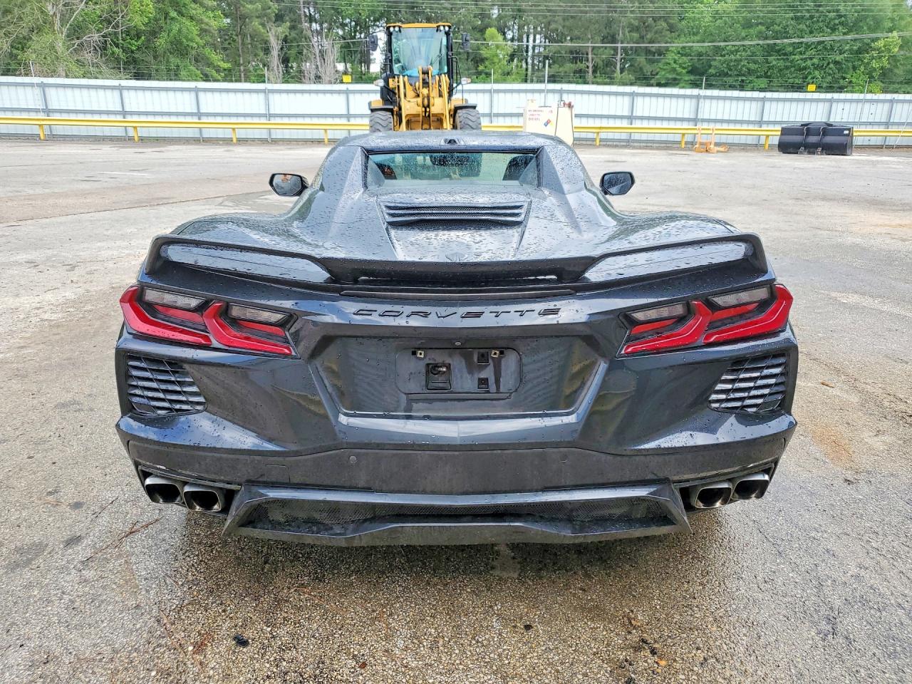 2022 Chevrolet Corvette Stingray VIN 1G1YA3D43N5113829 COPART salvage auction — Undercarriage, TX - SALVAGE VEHICLE TITLE, sold $30,000 on 2026-07-06 (photo 6)