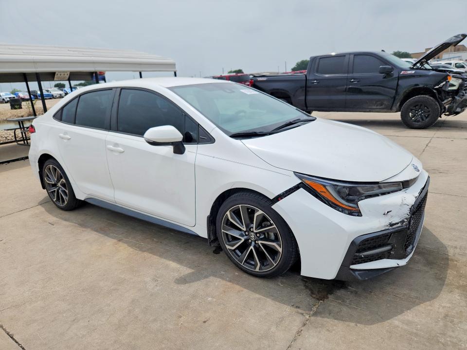 2021 Toyota Corolla VIN 5YFS4MCE8MP065346 COPART salvage auction — REAR END, TX - CERTIFICATE OF TITLE, sold $9,400 on 2026-07-02 (photo 4)
