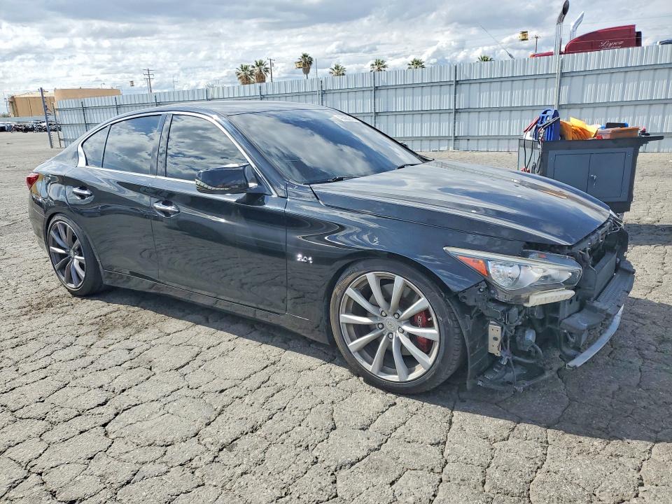 2020 Infiniti Q50 VIN JN1EV7AP5LM207284 COPART salvage auction — FRONT END, Ca - Salvage Certificate, sold $2,500 on 2026-07-02 (photo 4)
