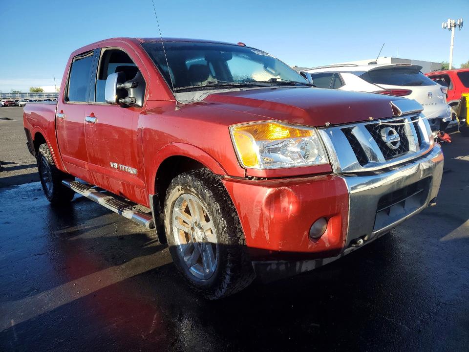 2014 Nissan TITAN VIN 1N6AA0EC1EN501815 COPART salvage auction — FRONT END, Az - Certificate Of Title, sold $850 on 2026-07-08 (photo 4)