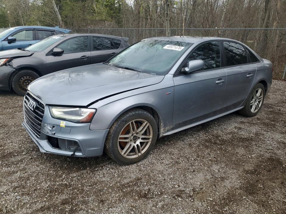 2016 Audi A4 VIN WAUBFCFL7GN009136 COPART salvage auction — FRONT END, ON - PERMIT SALVAGE, sold $200 on 2026-07-30 (photo 1)