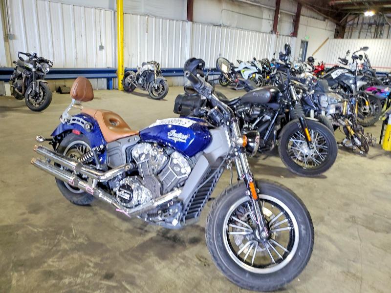 2020 Indian motorcycle co. Scout VIN 56KMSA000L3156280 COPART salvage auction — FRONT END, ID - SALVAGE CERTIFICATE OF TITLE, sold $2,650 on 2026-07-30 (photo 1)