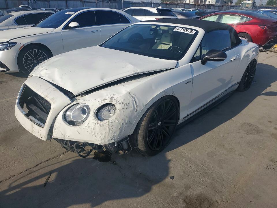 2014 Bentley Continental VIN SCBGC3ZA9EC094424 COPART salvage auction — FRONT END, Nv - Dis/Dlr/Exp Only Salvage Title, sold $17,400 on 2026-07-29 (photo 1)