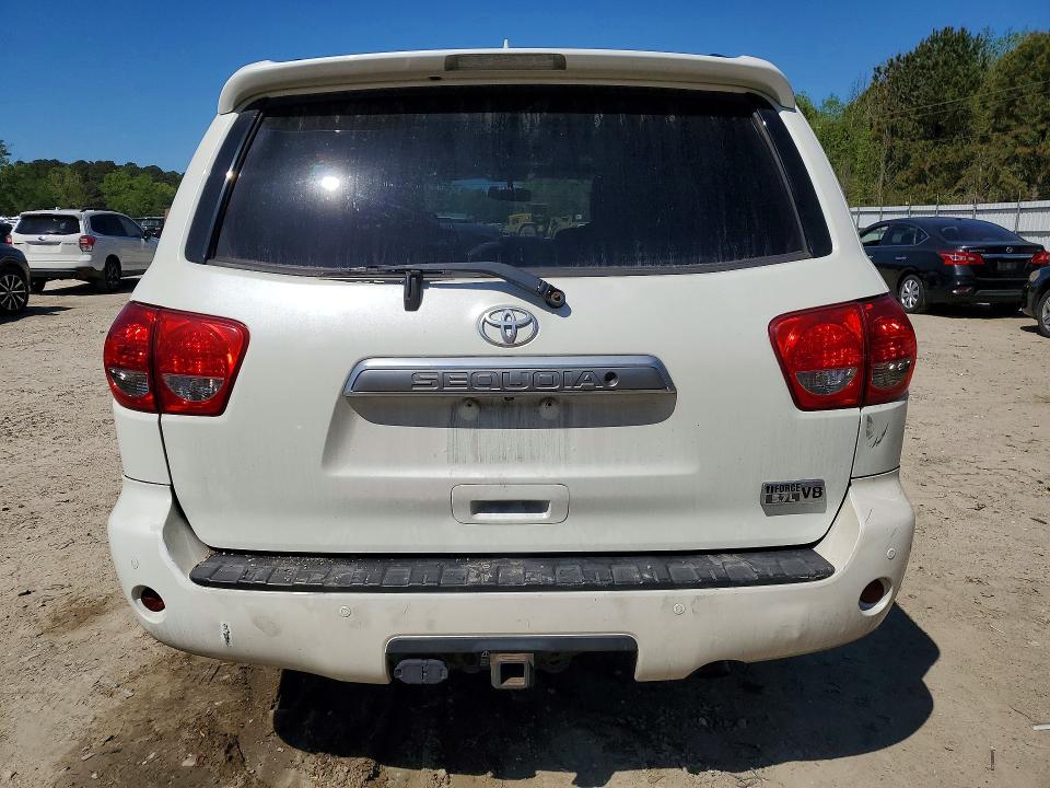 2015 Toyota Sequoia VIN 5TDDW5G14FS117453 COPART salvage auction — FRONT END, Va - Cert Of Title - Salvage, sold $6,500 on 2026-07-14 (photo 6)