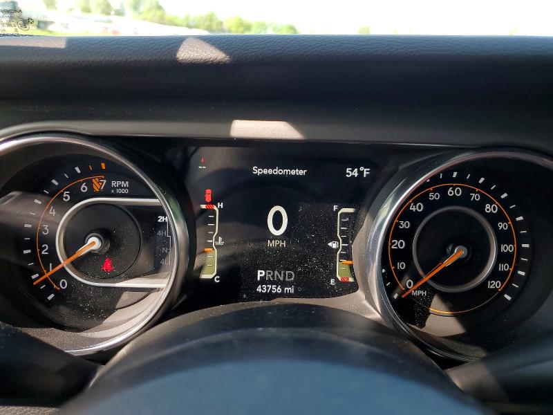 2022 Jeep Wrangler unlimited VIN 1C4HJXDG2NW180358 COPART salvage auction — MINOR DENT/SCRATCHES, MO - CERTIFICATE OF TITLE, sold $9,600 on 2026-07-09 (photo 9)