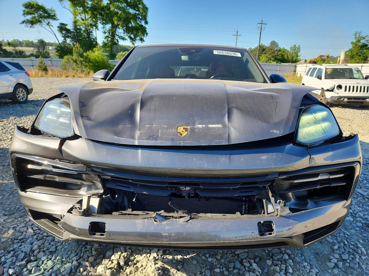 2024 Porsche Cayenne VIN WP1BA2AYXRDA49300 COPART salvage auction — Front End, GA - CERT OF TITLE-SALVAGE, sold $42,750 on 2026-07-02 (photo 5)