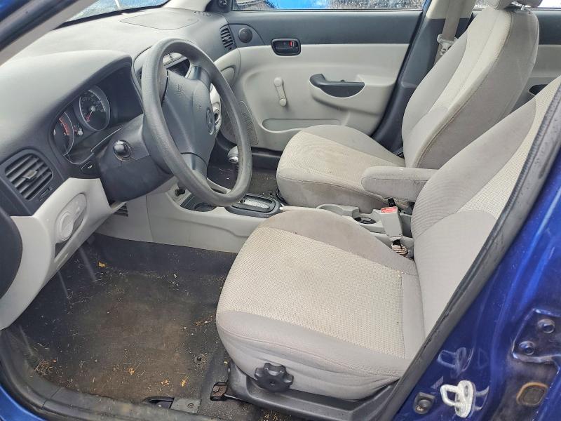 2009 Hyundai Accent VIN KMHCM46C49U308493 COPART salvage auction — FRONT END, Hi - Certificate Of Salvage, sold $1 on 2026-07-20 (photo 7)