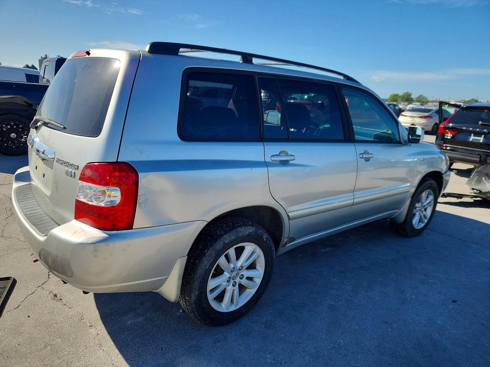 2007 Toyota Highlander hybrid VIN JTEHW21A970036540 COPART salvage auction — FRONT END, La - Cert Of Title-Salvage, sold $1,050 on 2026-07-29 (photo 3)