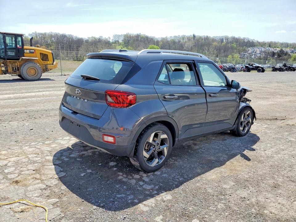 2023 Hyundai Venue VIN KMHRC8A36PU261119 COPART salvage auction — FRONT END, Md - Cert Of Salvage > 75% Damage, sold $375 on 2026-07-31 (photo 3)