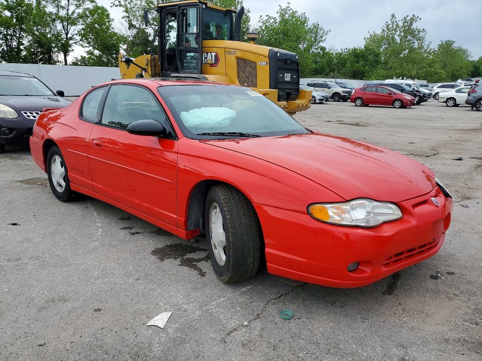 2001 Chevrolet Monte carlo VIN 2G1WX15K219291655 COPART salvage auction — FRONT END, Mo - Bill Of Sale - Destruction, sold $300 on 2026-07-02 (photo 4)