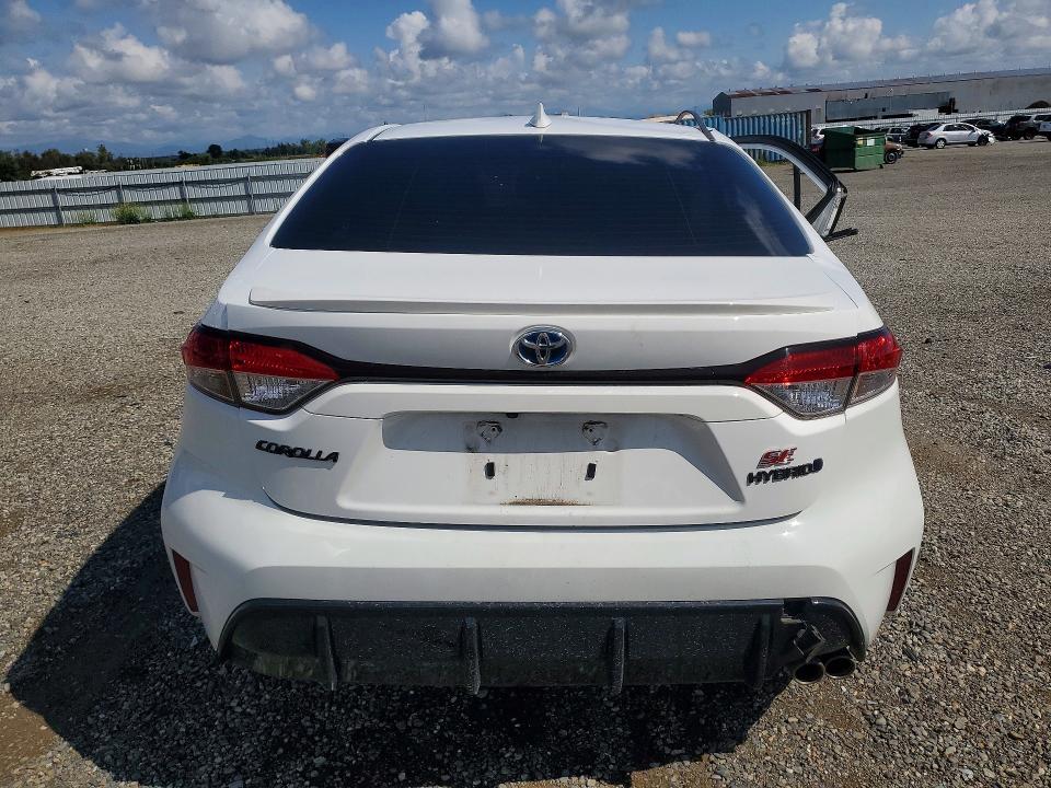 2023 Toyota Corolla VIN JTDBDMHE0PJ003618 COPART salvage auction — ALL OVER, CA - SALVAGE CERTIFICATE, sold $1,750 on 2026-07-17 (photo 6)