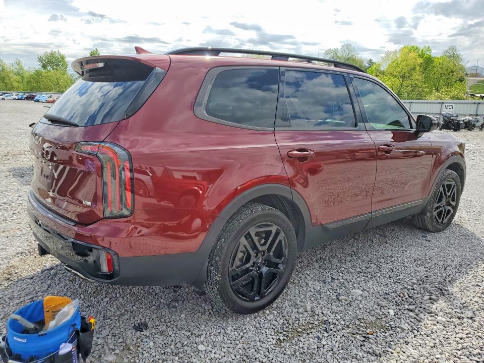 2024 Kia Telluride VIN 5XYP5DGC6RG515227 COPART salvage auction — SIDE, Ky - Cert Of Title-Salvage, sold $16,700 on 2026-07-24 (photo 3)