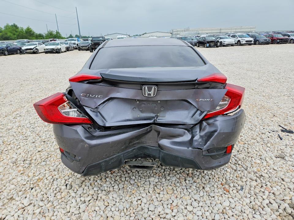 2019 Honda Civic VIN 2HGFC2F83KH530683 COPART salvage auction — REAR END, Tx - Salvage Vehicle Title, sold $2,850 on 2026-07-02 (photo 6)