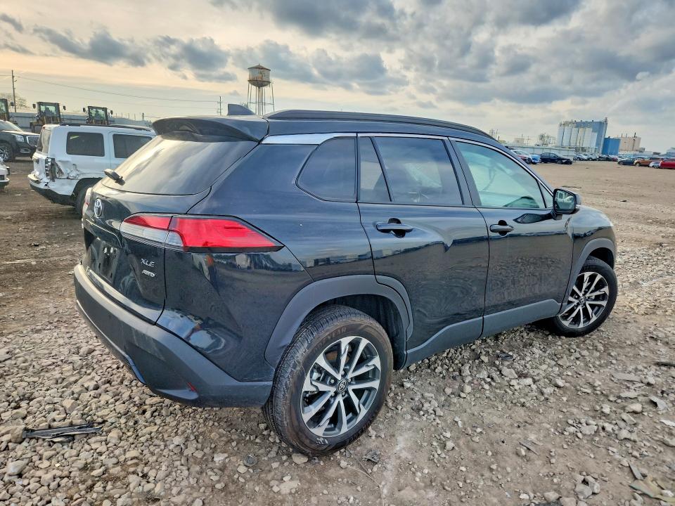 2025 Toyota Corolla cross VIN 7MUDAABG9SV130816 COPART salvage auction — SIDE, Il - Salvage Certificate, sold $4,450 on 2026-07-08 (photo 3)