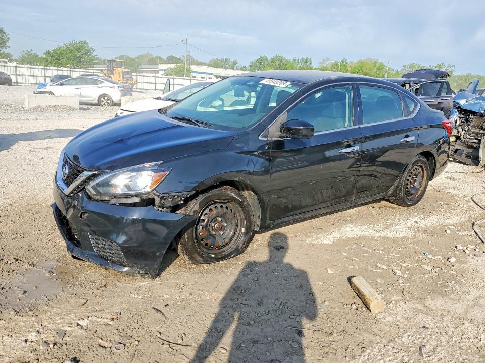 2019 Nissan Sentra VIN 3N1AB7AP4KY353422 COPART salvage auction — FRONT END, KY - BILL OF SALE/PART ONLY/NO TITL, sold $500 on 2026-07-02 (photo 1)