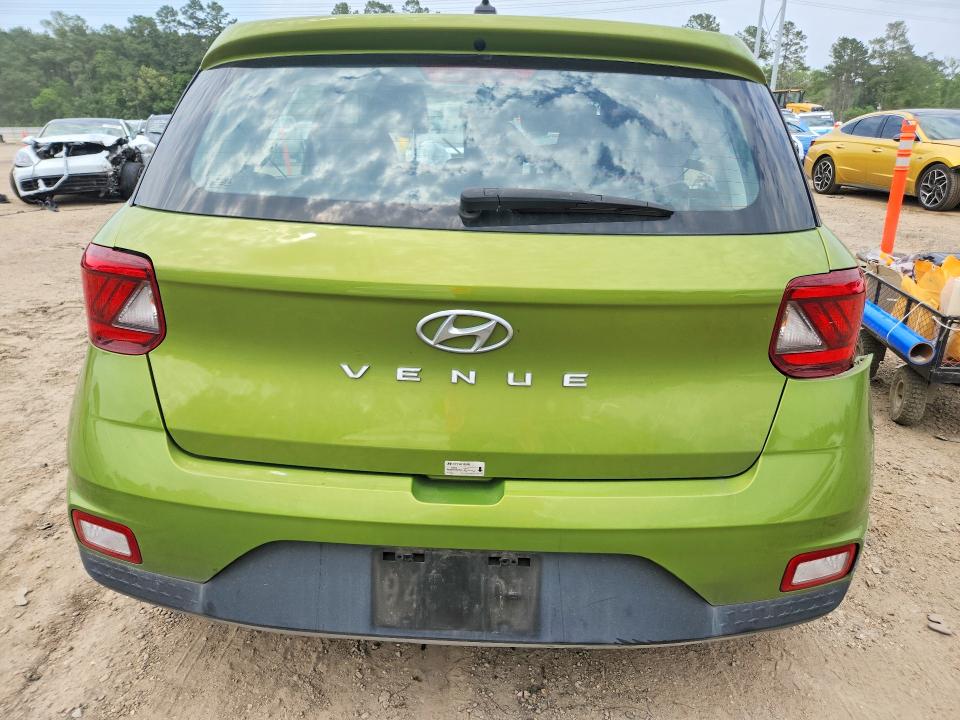 2024 Hyundai Venue VIN KMHRB8A38RU319186 COPART salvage auction — FRONT END, La - Cert Of Title-Salvage, sold $3,500 on 2026-07-28 (photo 6)