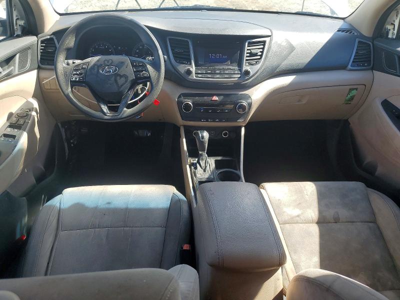 2016 Hyundai Tucson VIN KM8J33A48GU034233 COPART salvage auction — FRONT END, Fl - Dis/Dlr/Exp Only Clean Title, sold $2,500 on 2026-07-28 (photo 8)