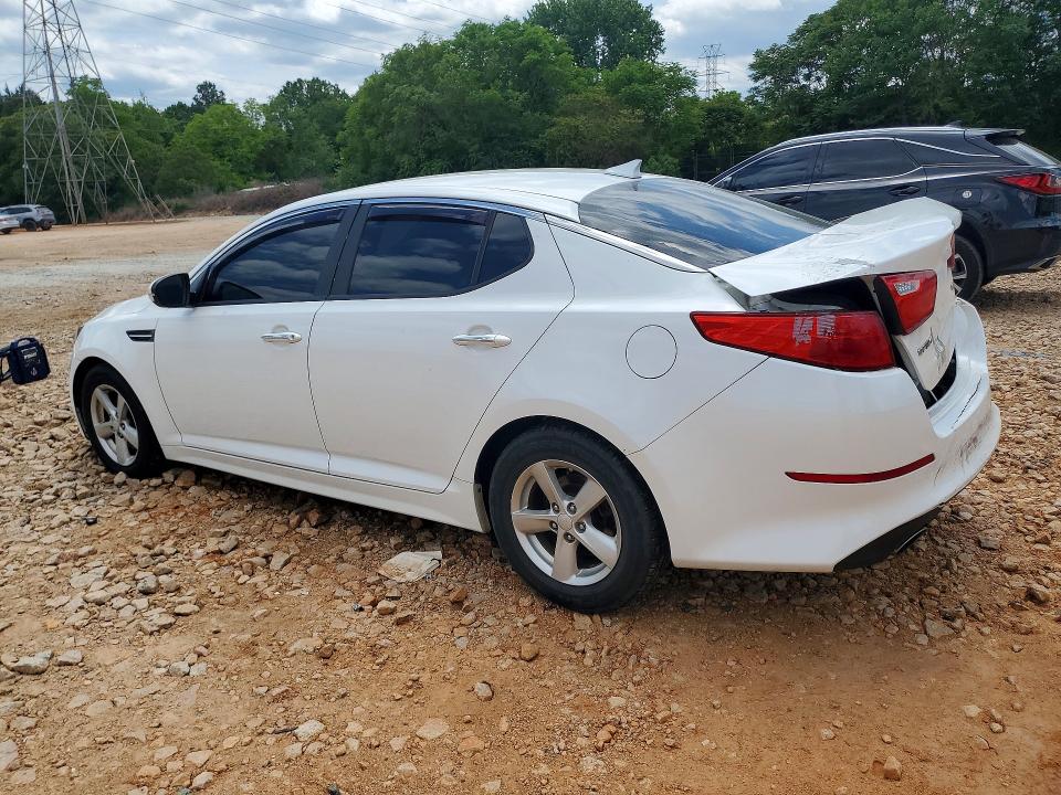 2015 Kia Optima VIN KNAGM4A75F5649694 COPART salvage auction — REAR END, Nc - Salvage Certificate Of Title, sold $200 on 2026-07-27 (photo 2)