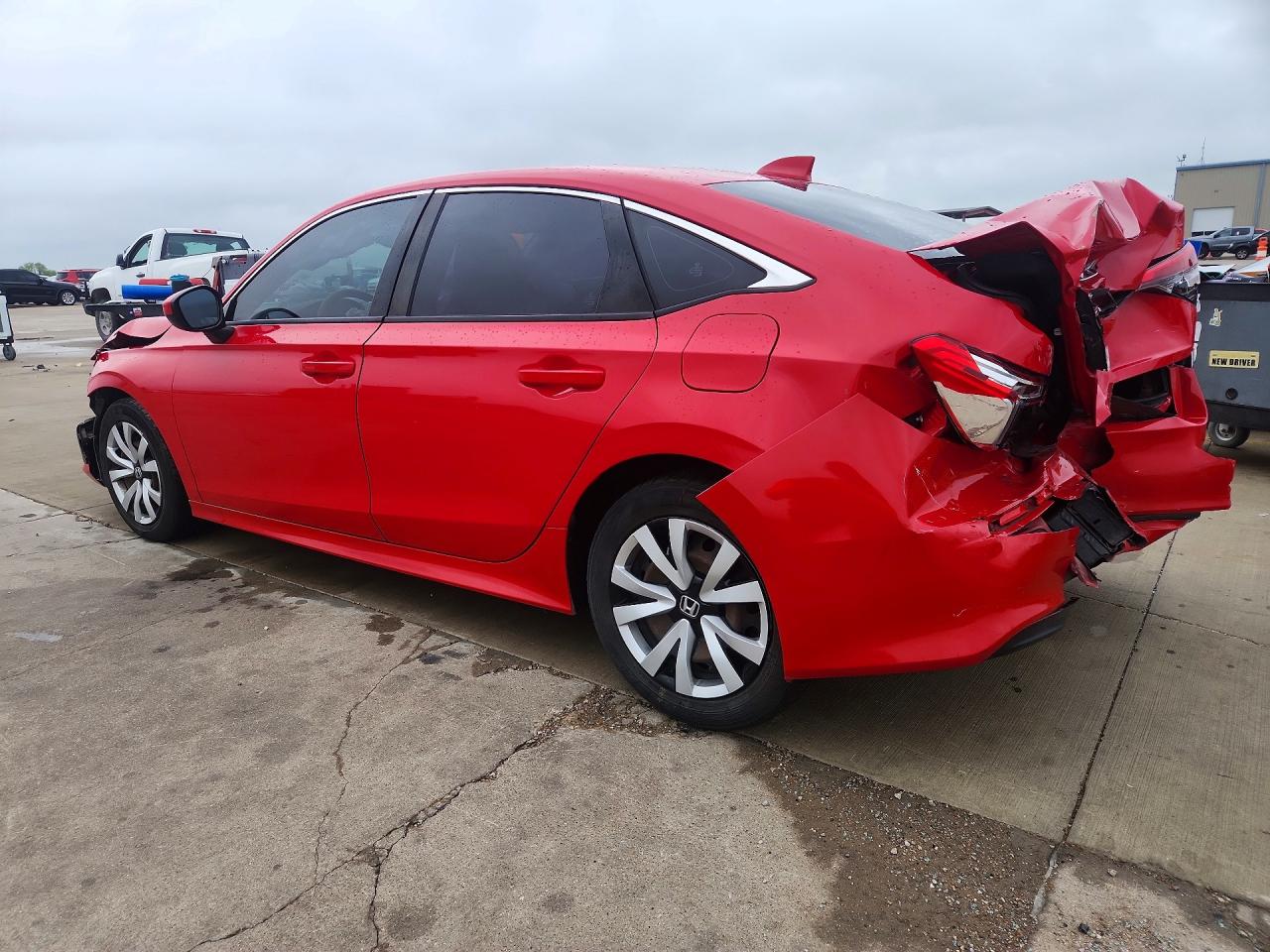 2022 Honda Civic VIN 2HGFE2F29NH507936 COPART salvage auction — Rear End, TX - SALVAGE VEHICLE TITLE, sold $3,500 on 2026-06-25 (photo 2)