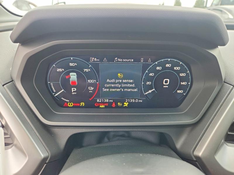 2023 Audi Q4 e-tron VIN WA1BCBFZ5PP015591 COPART salvage auction — FRONT END, CA - SALVAGE CERTIFICATE, sold $7,900 on 2026-07-30 (photo 9)